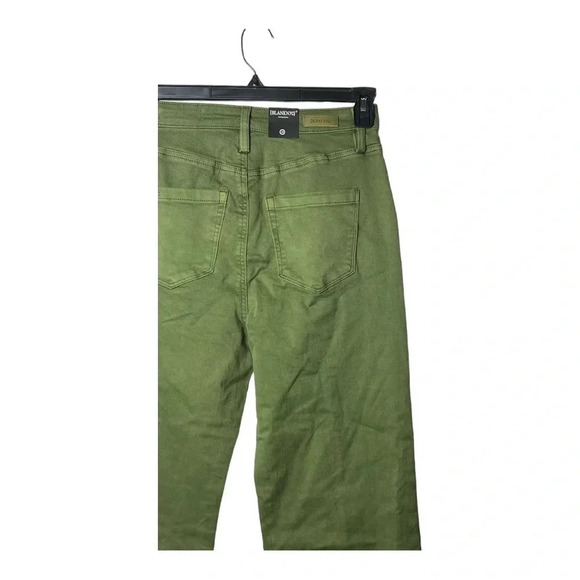 BLANK NYC “THE DELANCEY” DENIM WIDE LEG DENIM PANTS GOING GREEN IN COLOR SIZE 28 - Picture 9 of 14